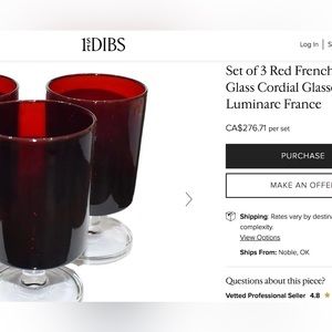 LUMINARC 12 vintage French mid-century modern glassware. Unique! from ’70s. Mint
